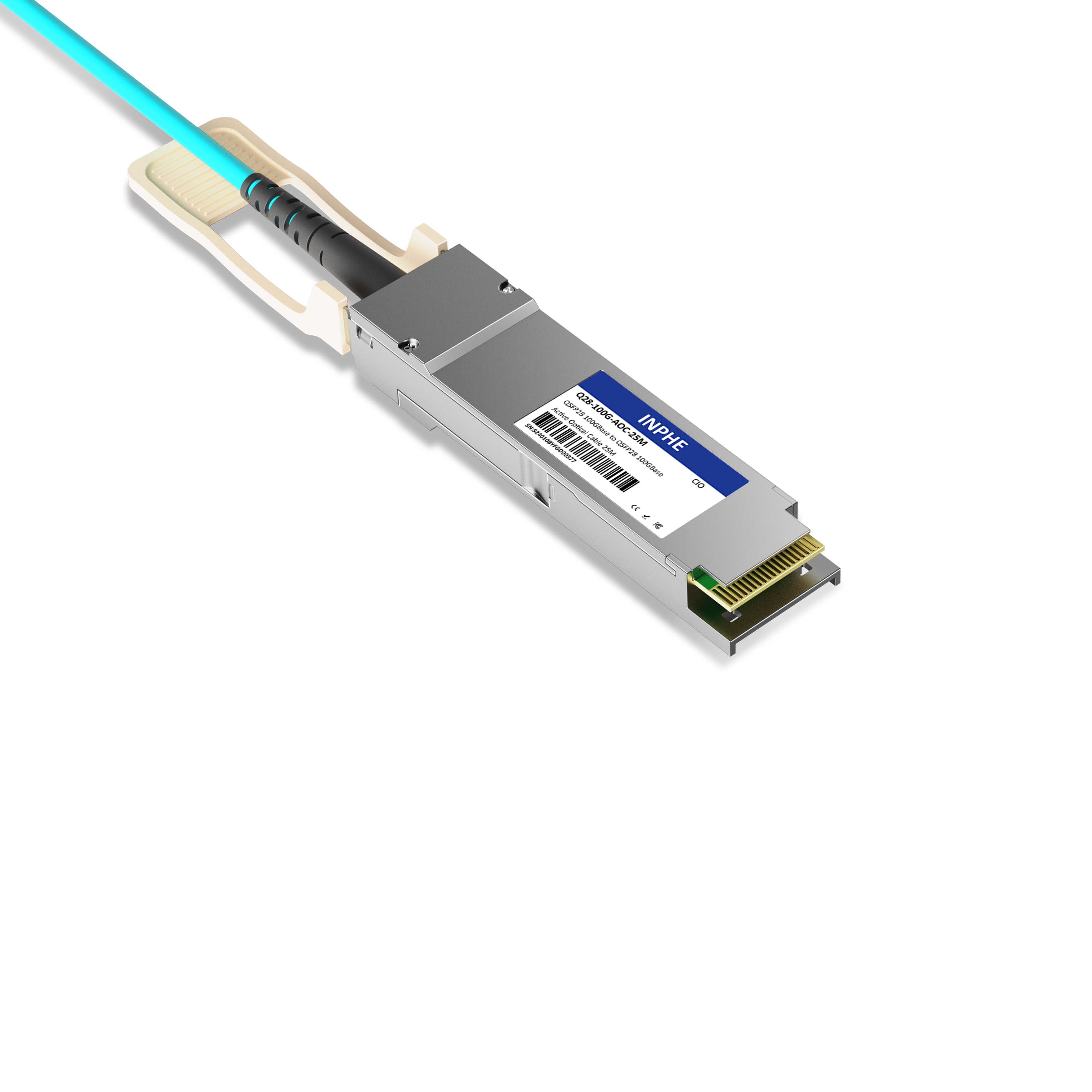 25m 82ft Cisco QSFP-100G-AOC25M Compatible QSFP28 100GBASE to QSFP28 100GBASE Active Optical Cable