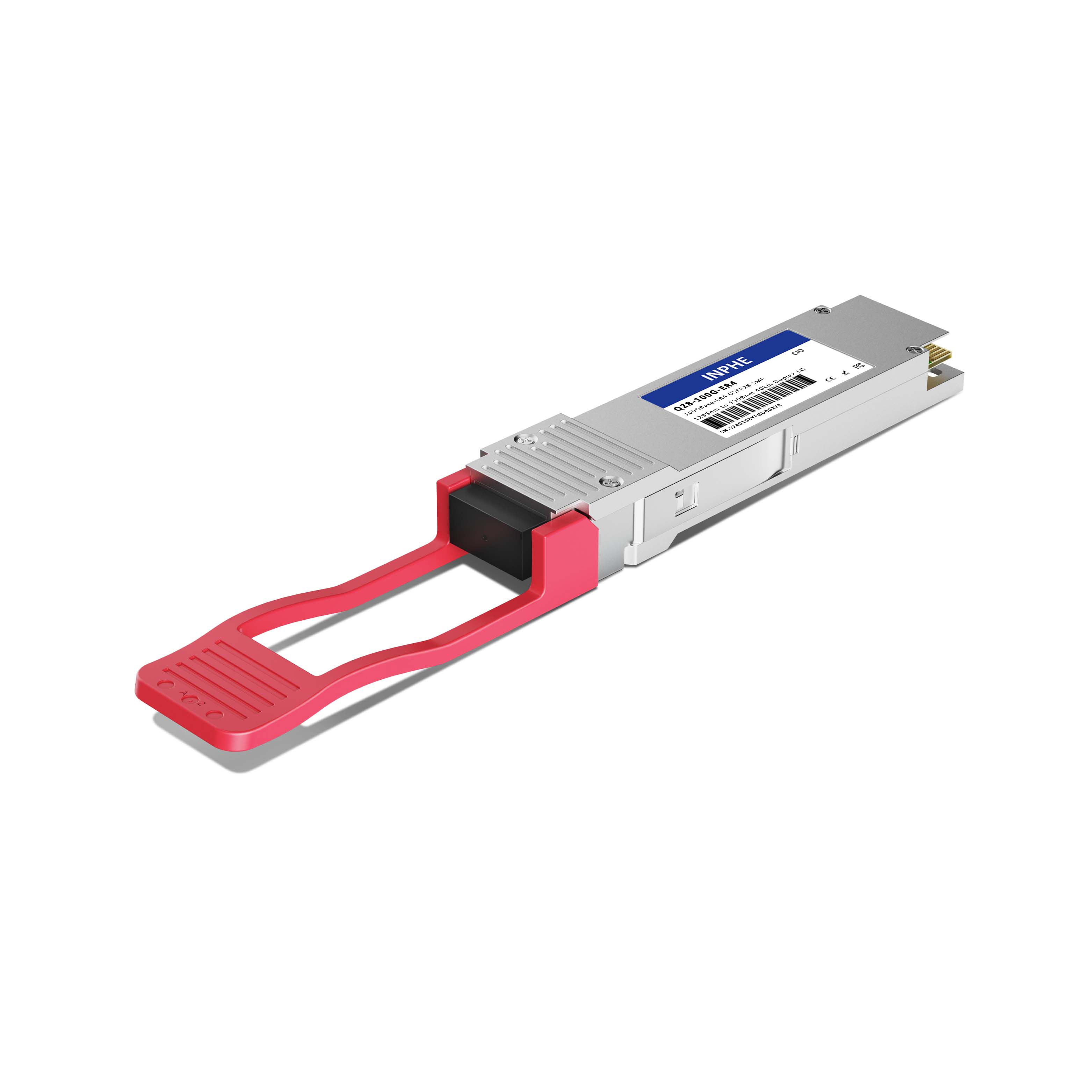 Cisco QSFP-100G-ER4L-S Compatible QSFP28 100GBASE ER4 1295/1300/1304/1309nm 40km SMF Duplex LC With Dual CDR DDM/DOM Optics Transceiver