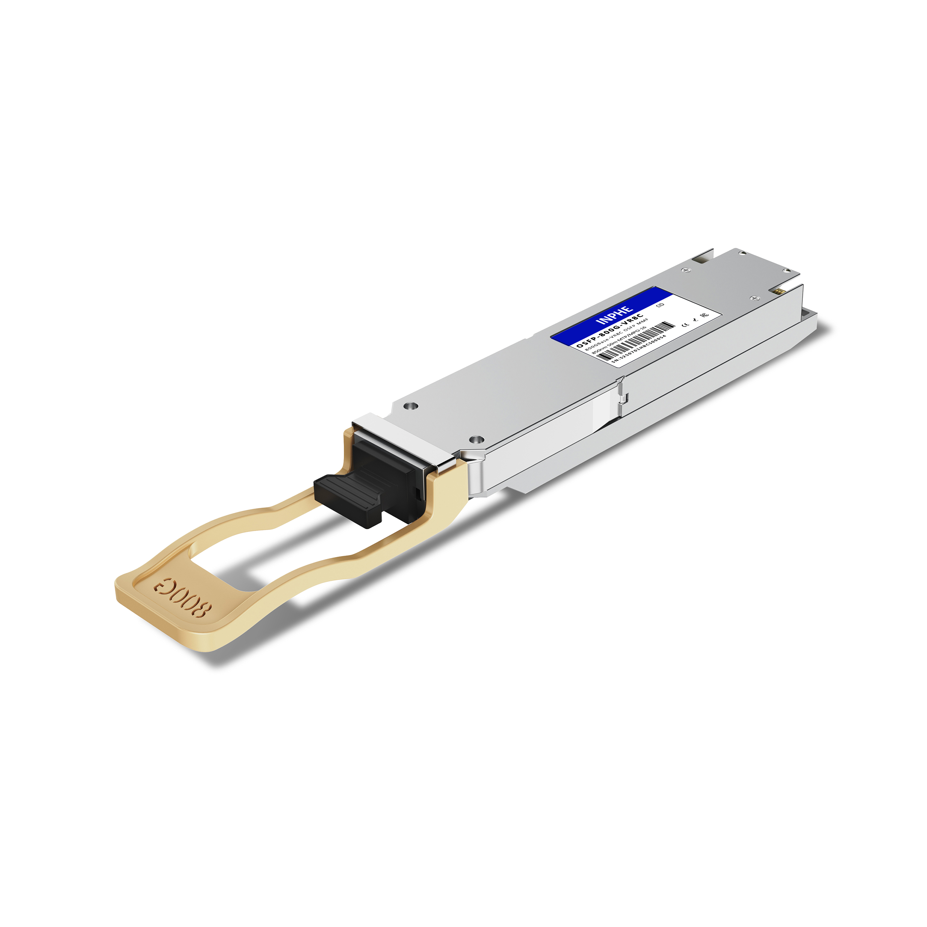 Cisco Compatible OSFP 800GBASE SR8(VR8) 850nm 50m MMF MPO/MTP-16 With Dual CDR DDM/DOM Optics Transceiver, Closed Finned Top