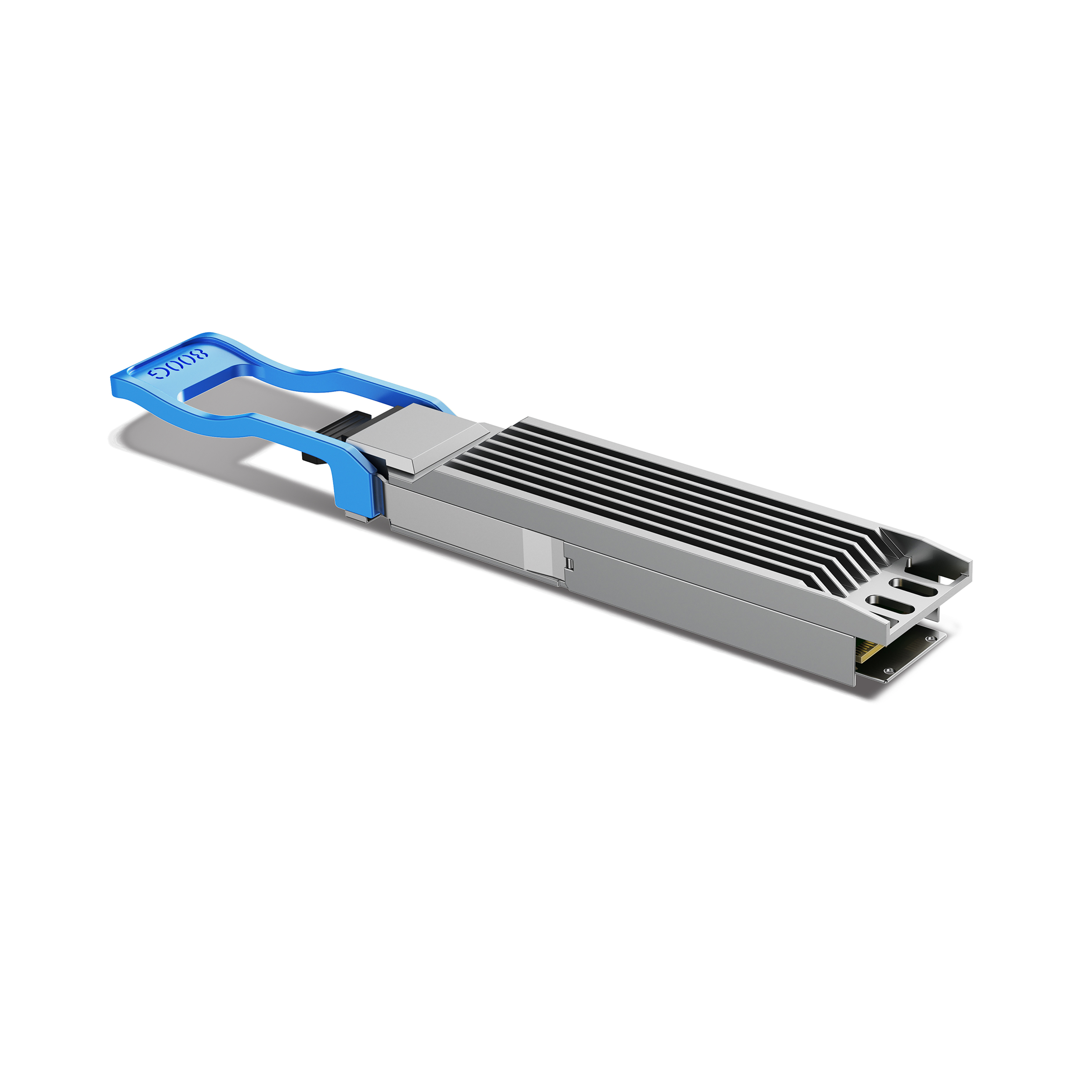 Cisco Compatible OSFP 800GBASE PLR4 1310nm 10km SMF MPO/MTP-12 With Dual CDR DDM/DOM Optics Transceiver, Finned Top