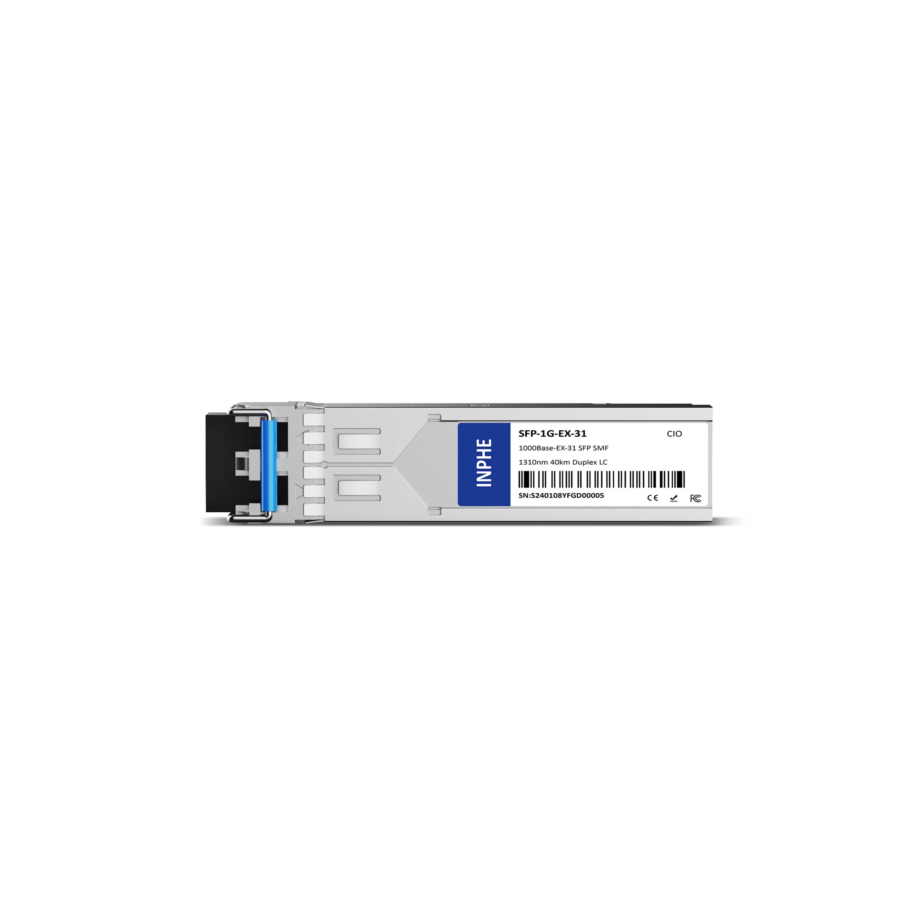 DrayTek SFP.0LC.212.30 Compatible SFP 1.25GBASE EX 1310nm 40km SMF Duplex LC DDM/DOM Optics Transceiver