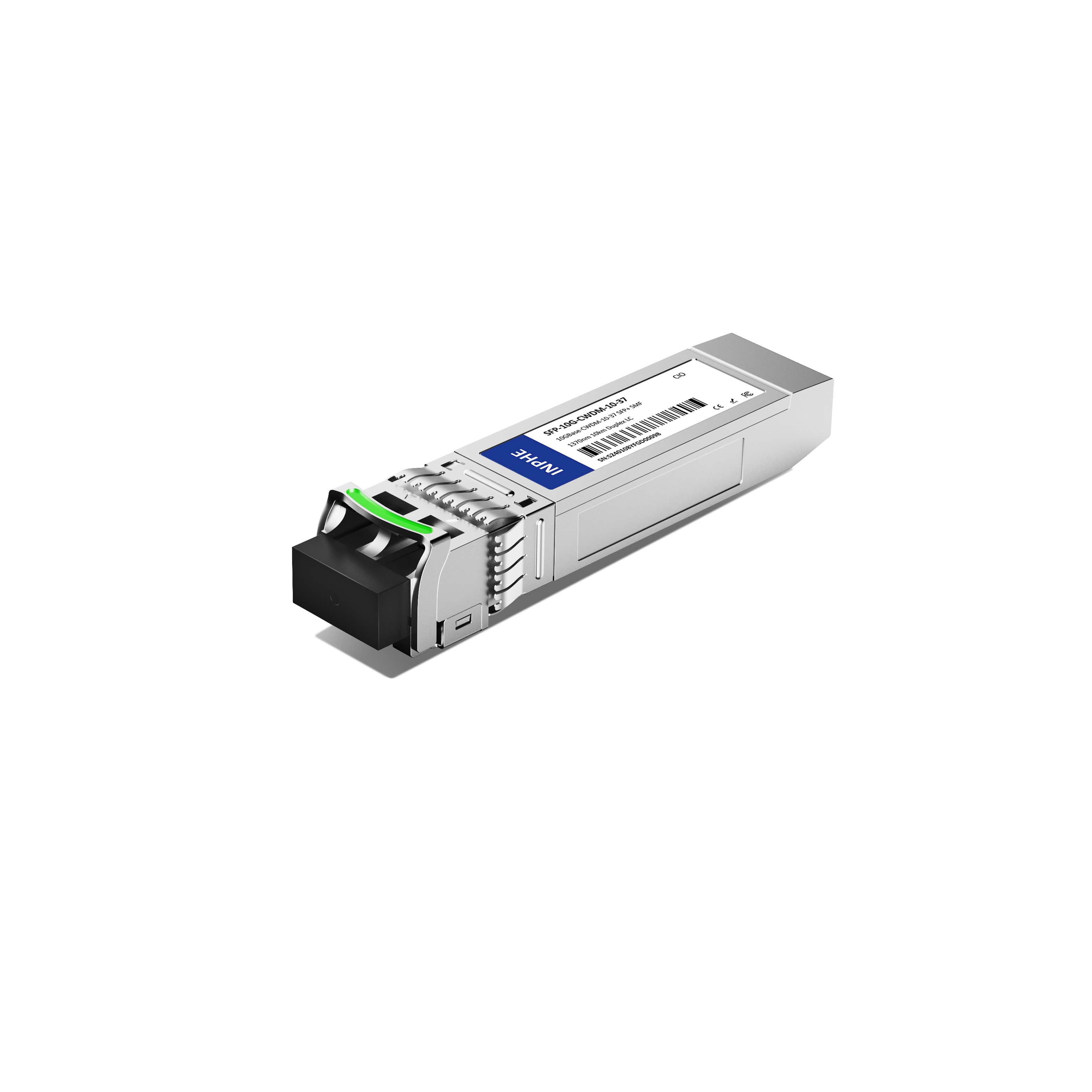 Cisco CWDM-SFP10G-1370-10 Compatible SFP+ 10G CWDM 1370 10km SMF Duplex LC DDM/DOM Optics Transceiver