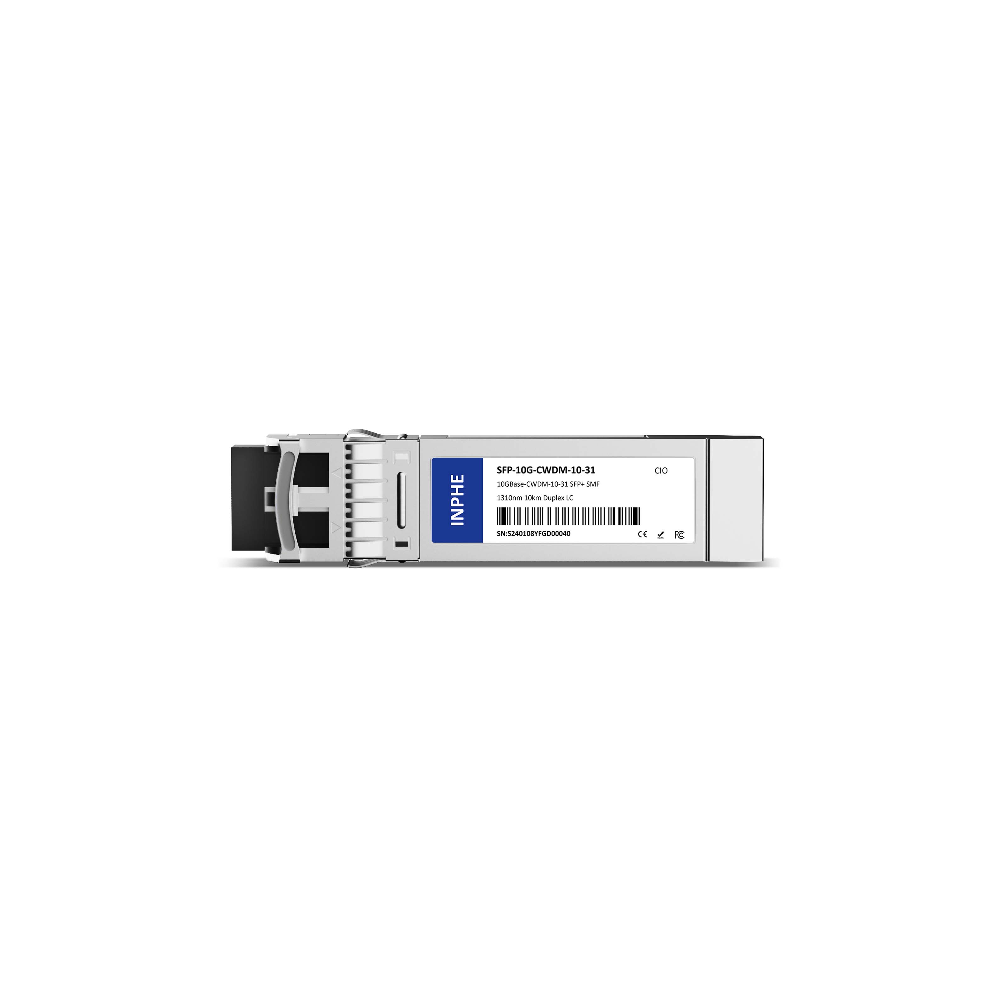 Cisco CWDM-SFP10G-1310-10 Compatible SFP+ 10G CWDM 1310 10km SMF Duplex LC DDM/DOM Optics Transceiver