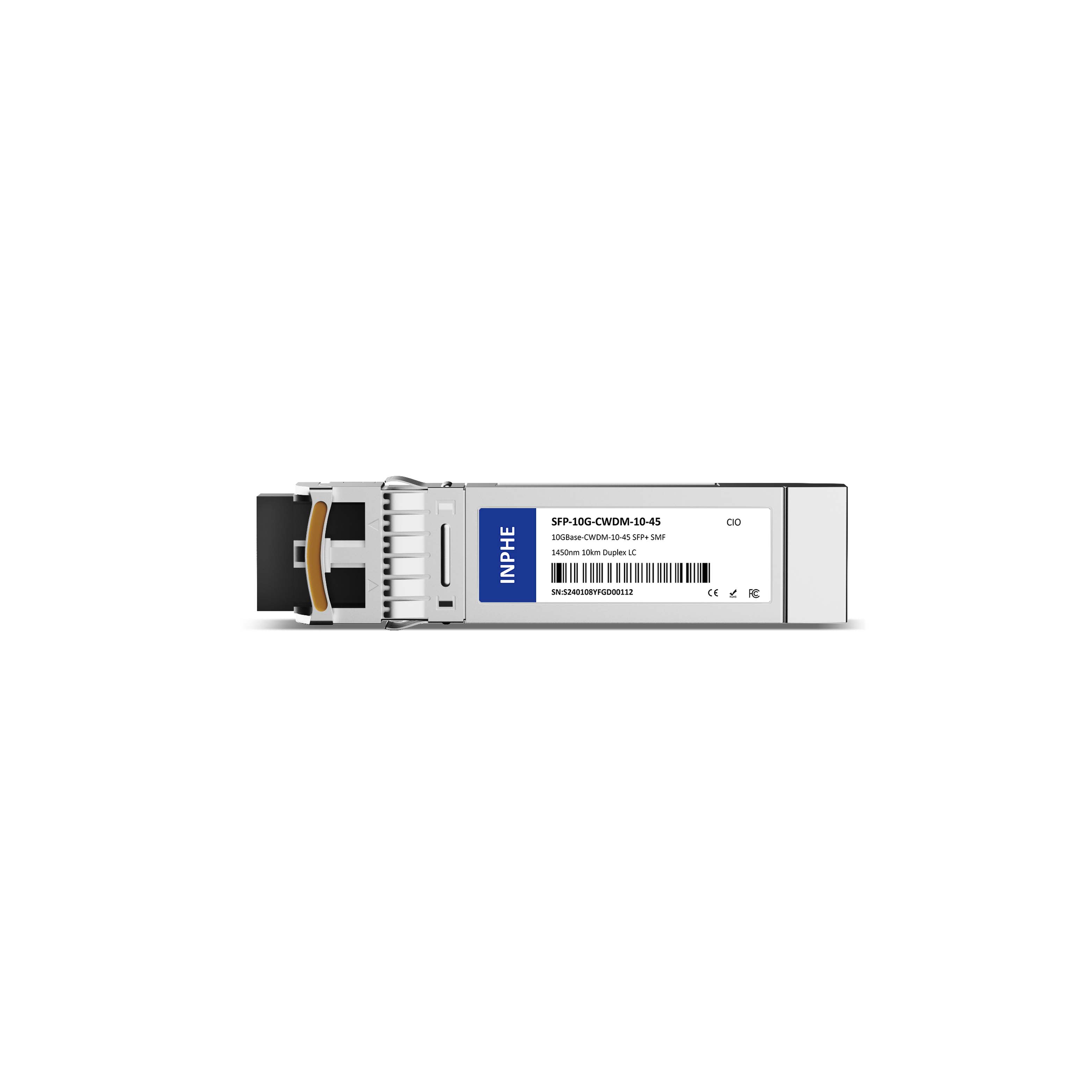 Cisco CWDM-SFP10G-1450-10 Compatible SFP+ 10G CWDM 1450 10km SMF Duplex LC DDM/DOM Optics Transceiver