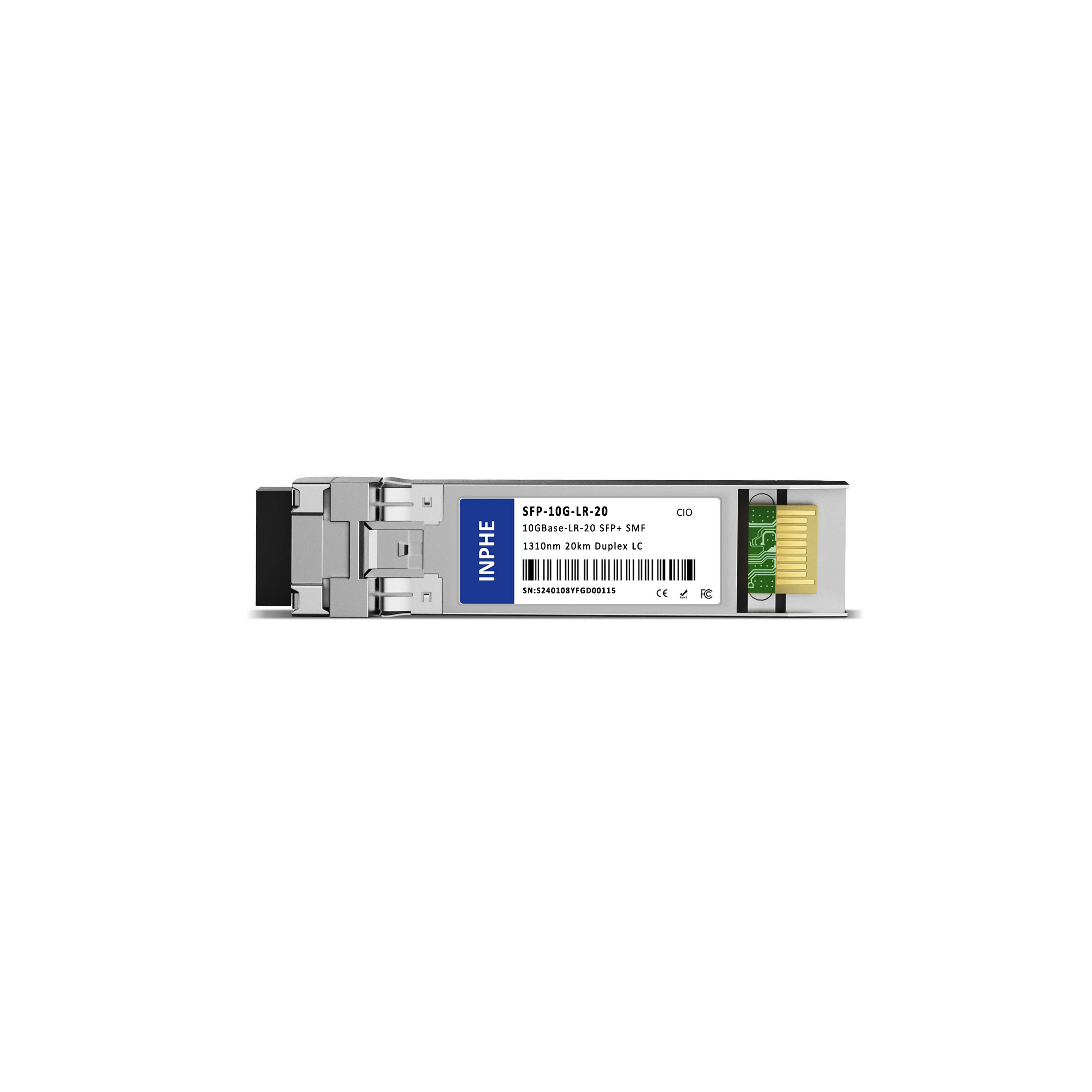Cisco SFP-10G-LR Compatible SFP+ 10G LR 1310nm 20km SMF Duplex LC DDM/DOM Optics Transceiver