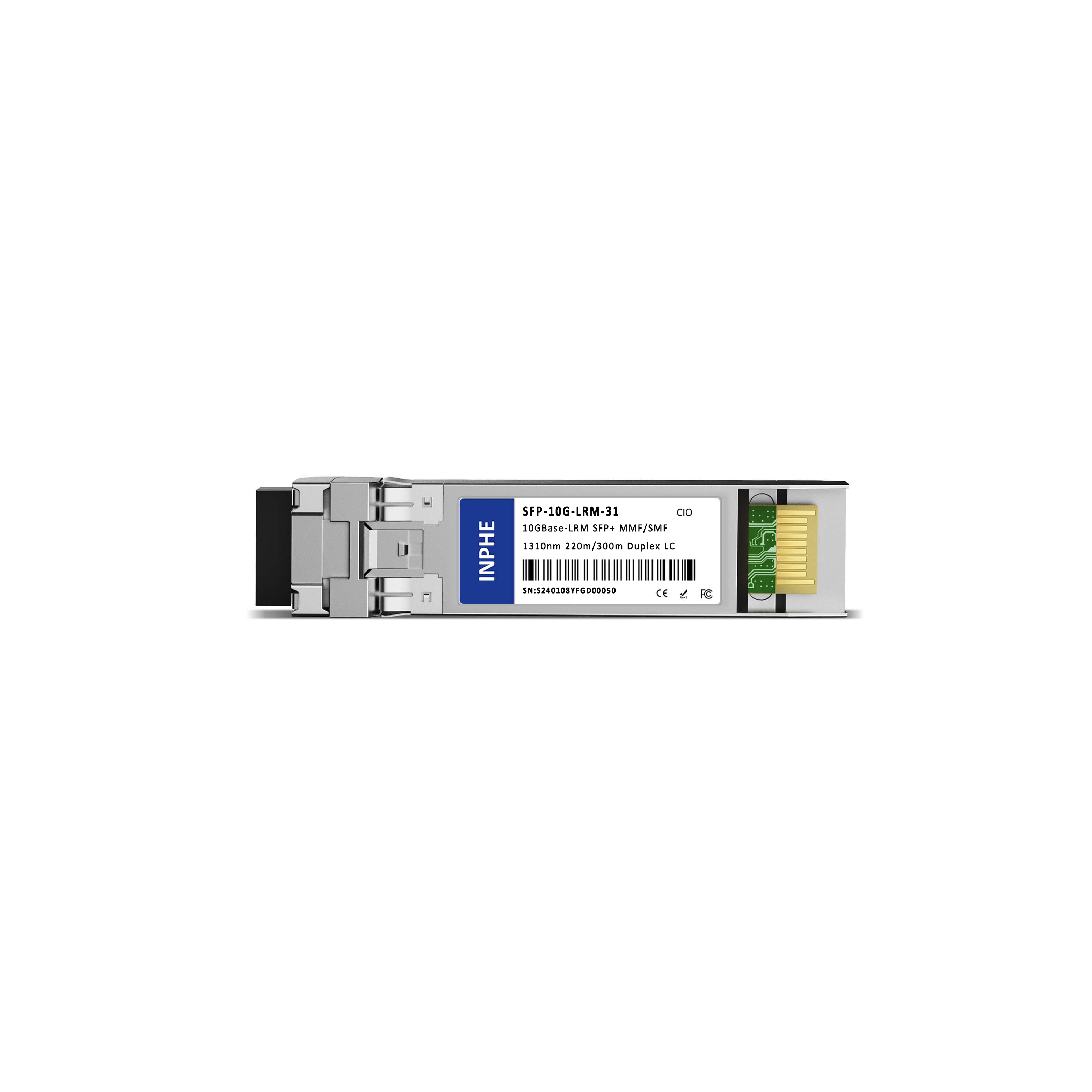 Juniper 740-021310 EX-SFP-10GE-LRM Compatible SFP+ 10G LRM 1310nm 220m MMF Duplex LC DDM/DOM Optics Transceiver