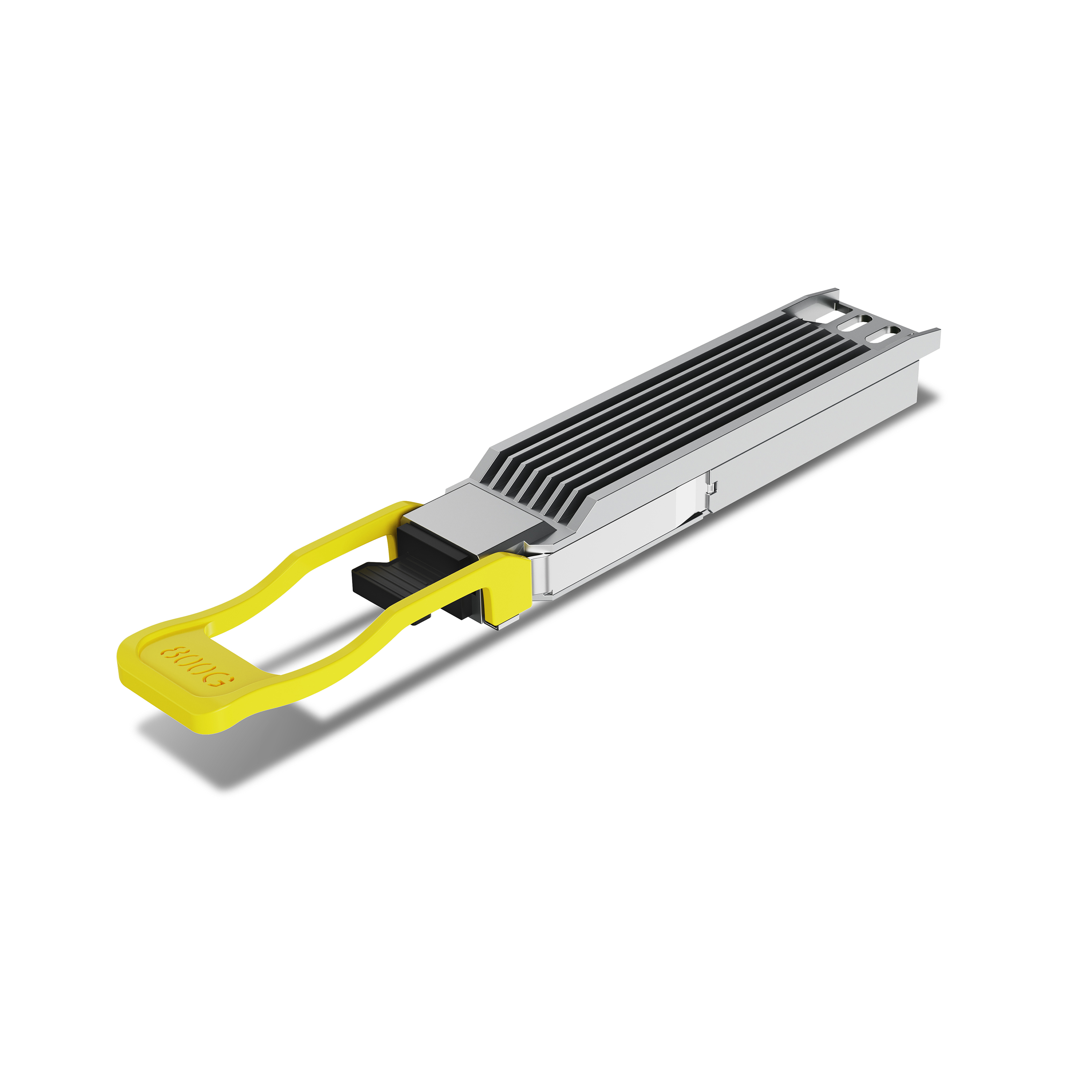 Cisco Compatible OSFP 800GBASE XDR4 1310nm 2km SMF MPO/MTP-12 With Dual CDR DDM/DOM Optics Transceiver, Finned Top