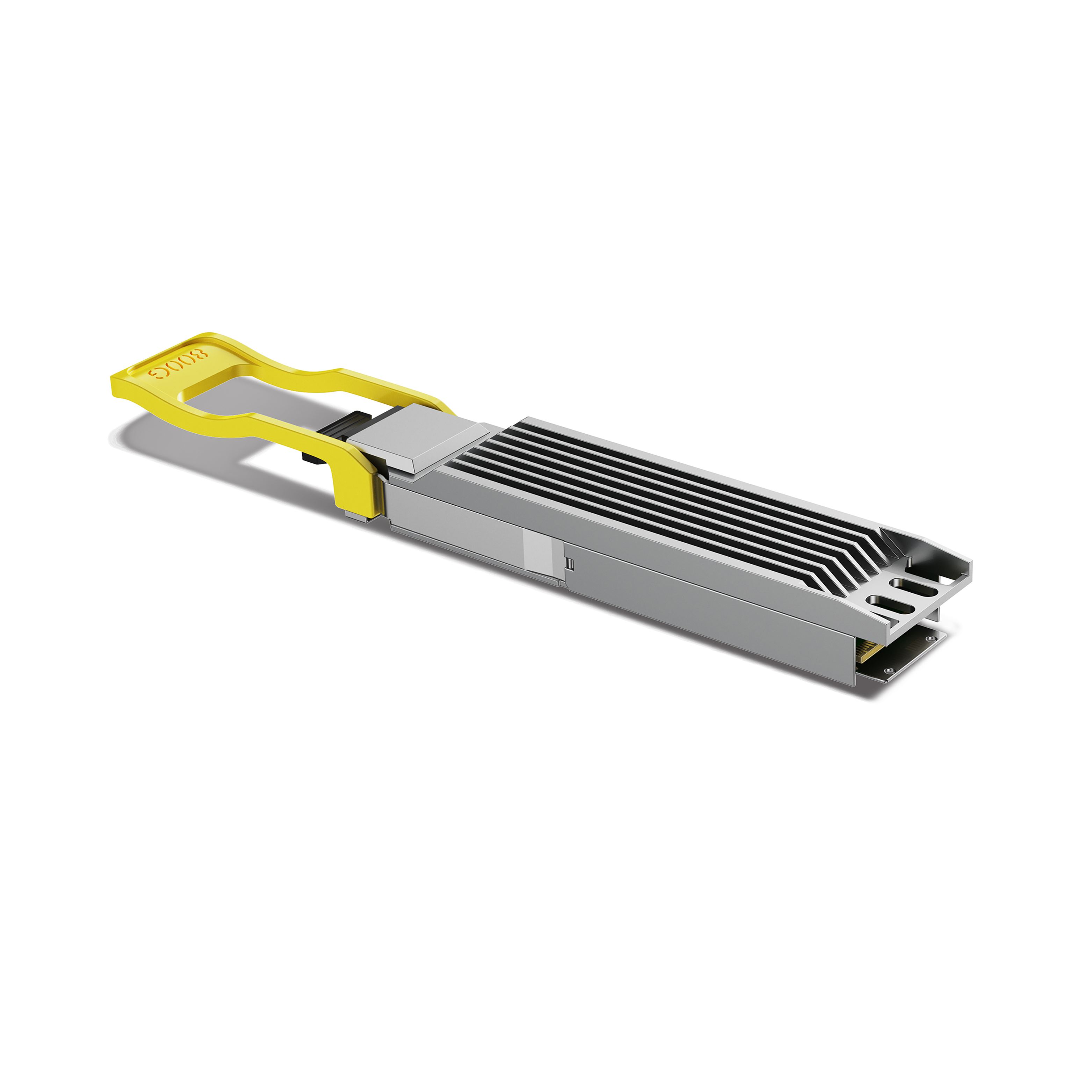 Cisco Compatible OSFP 800GBASE DR8 1310nm 500m SMF MPO/MTP-16 With Dual CDR DDM/DOM Optics Transceiver, Support 8x100G DR1, Finned Top