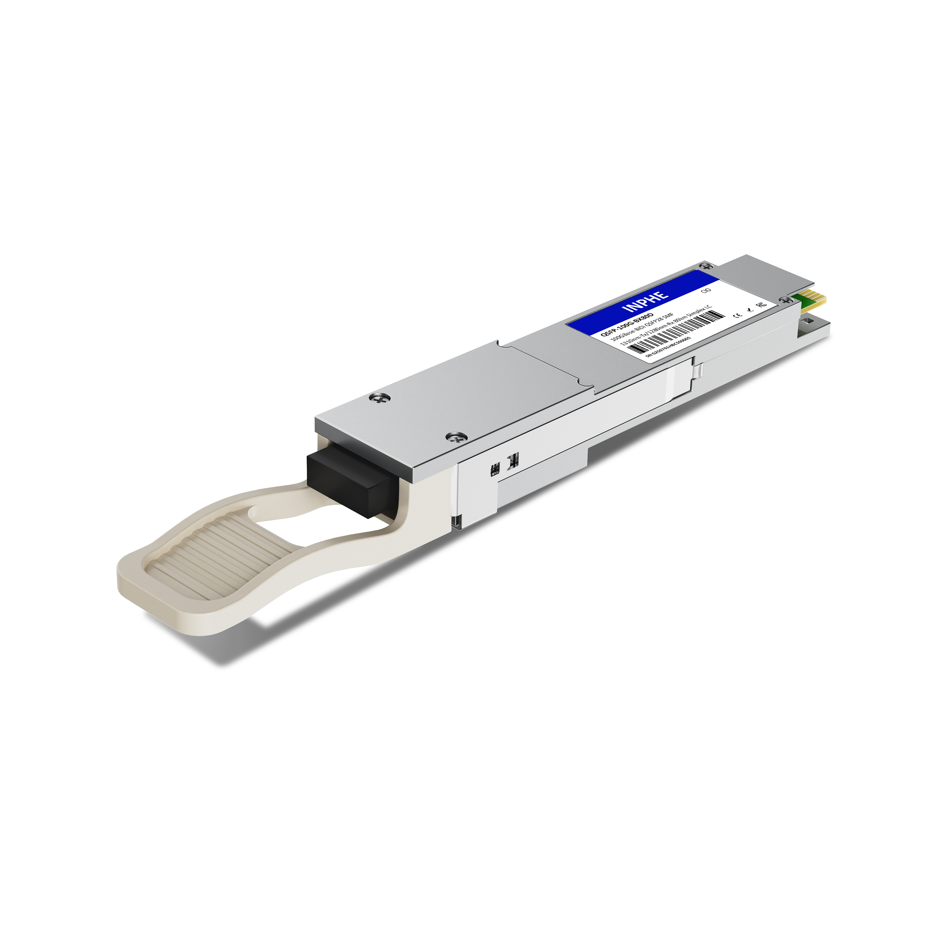 Juniper QSFP-100G-ZRBD-D Compatible QSFP28 100G BiDi 1309.14nm-Tx/1273.55nm-Rx 80km SMF Simplex LC With Dual CDR DDM/DOM Optics Transceiver