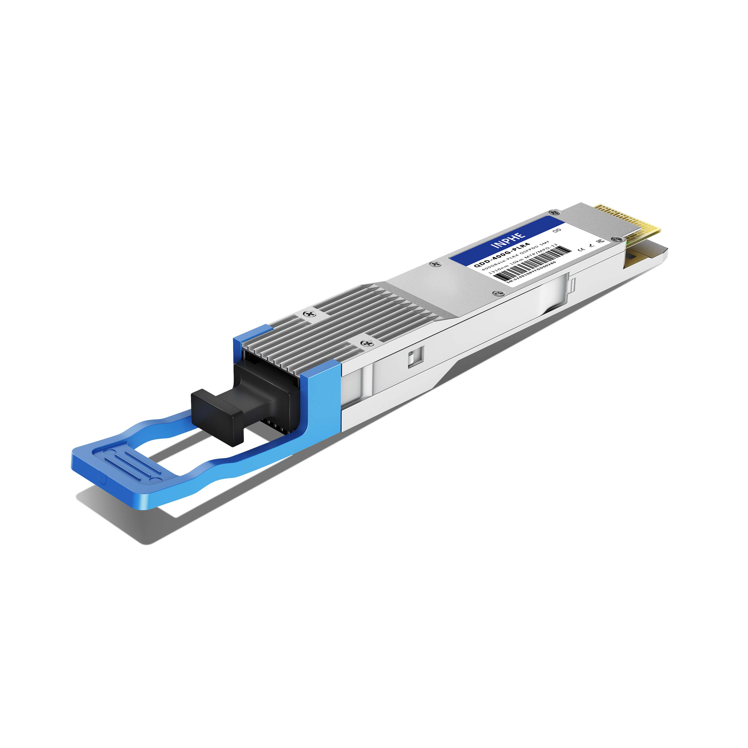 Juniper 740-089468 QDD-4X100G-LR Compatible QSFPDD 400GBASE PLR4 1310nm 10km SMF MPO/MTP-12 DDM/DOM Optics Transceiver