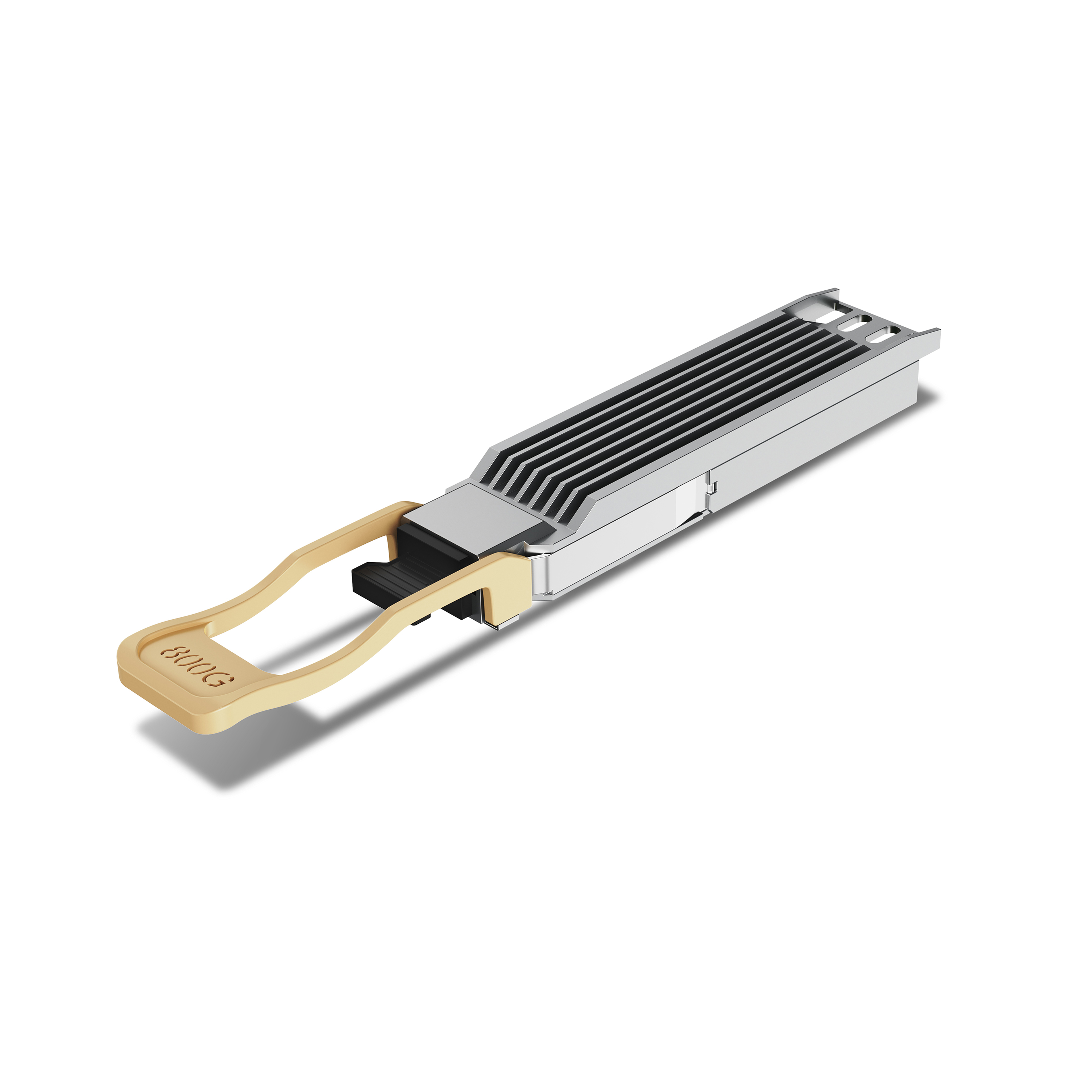 Cisco Compatible OSFP 800GBASE SR8(VR8) 850nm 50m MMF MPO/MTP-16 With Dual CDR DDM/DOM Optics Transceiver, Finned Top