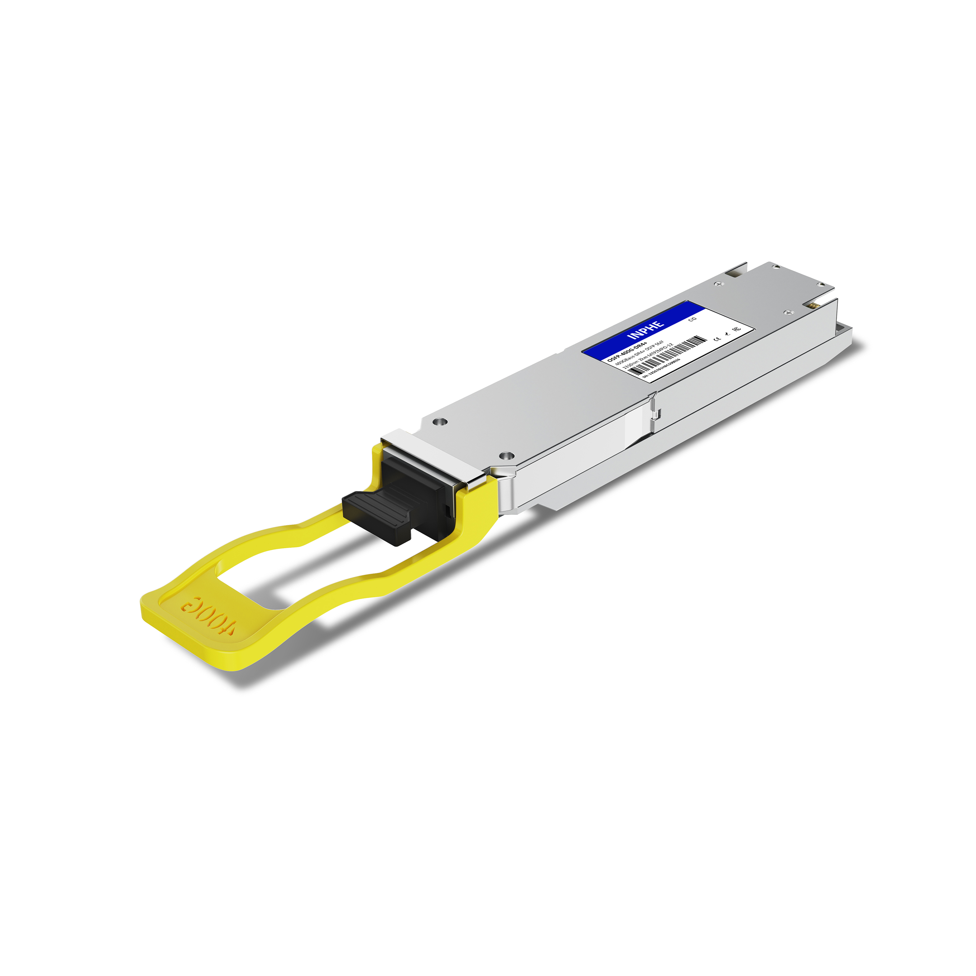 Cisco Compatible OSFP 400GBASE XDR4 1310nm 2km SMF MPO/MTP-12 With Dual CDR DDM/DOM Optics Transceiver, Support 4x 100G FR1, Finned Top