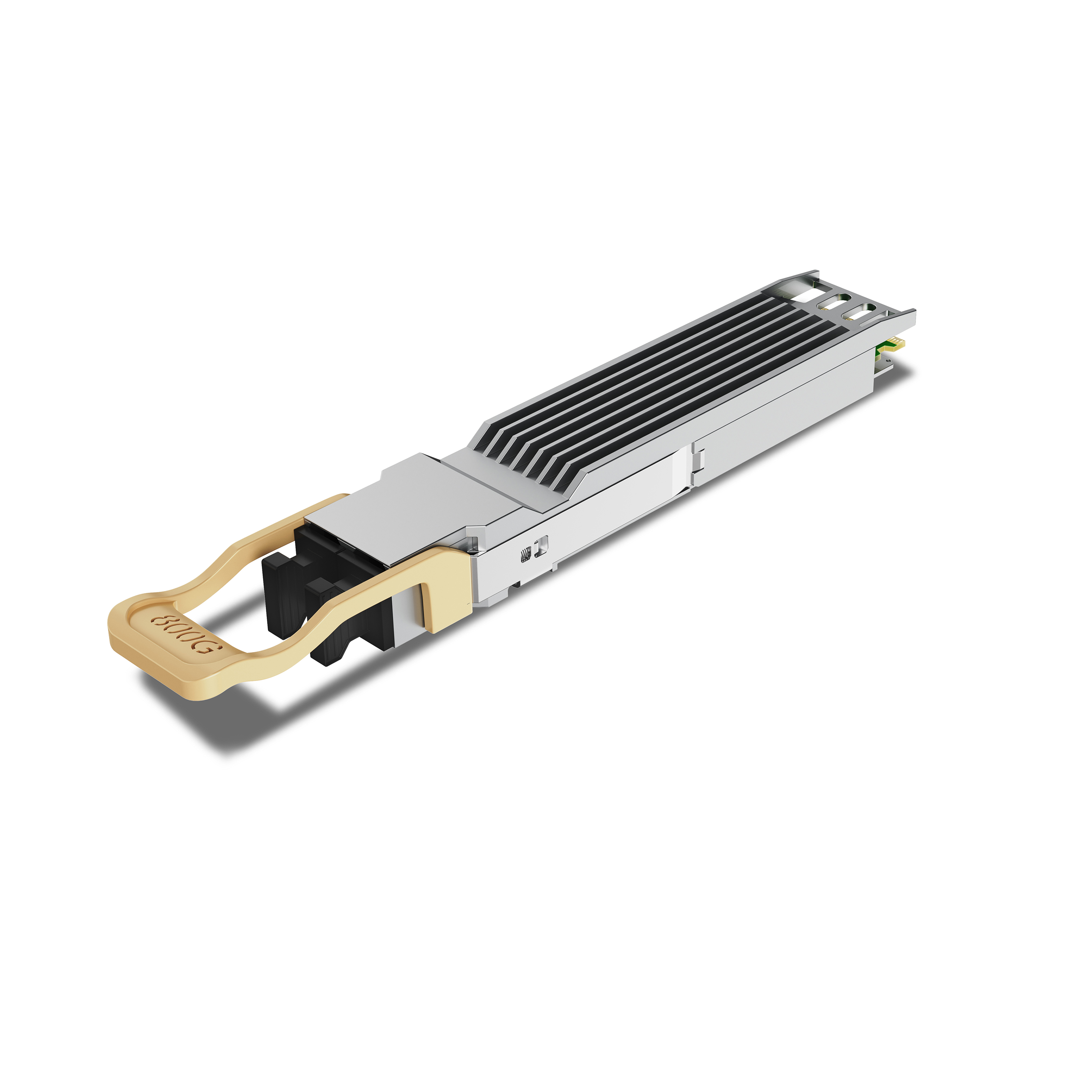 Cisco Compatible OSFP 800GBASE 2xSR4(VR4) 850nm 50m MMF Dual MPO/MTP-12 With Dual CDR DDM/DOM Optics Transceiver, Support 2x 400G SR4/VR4, Finned Top