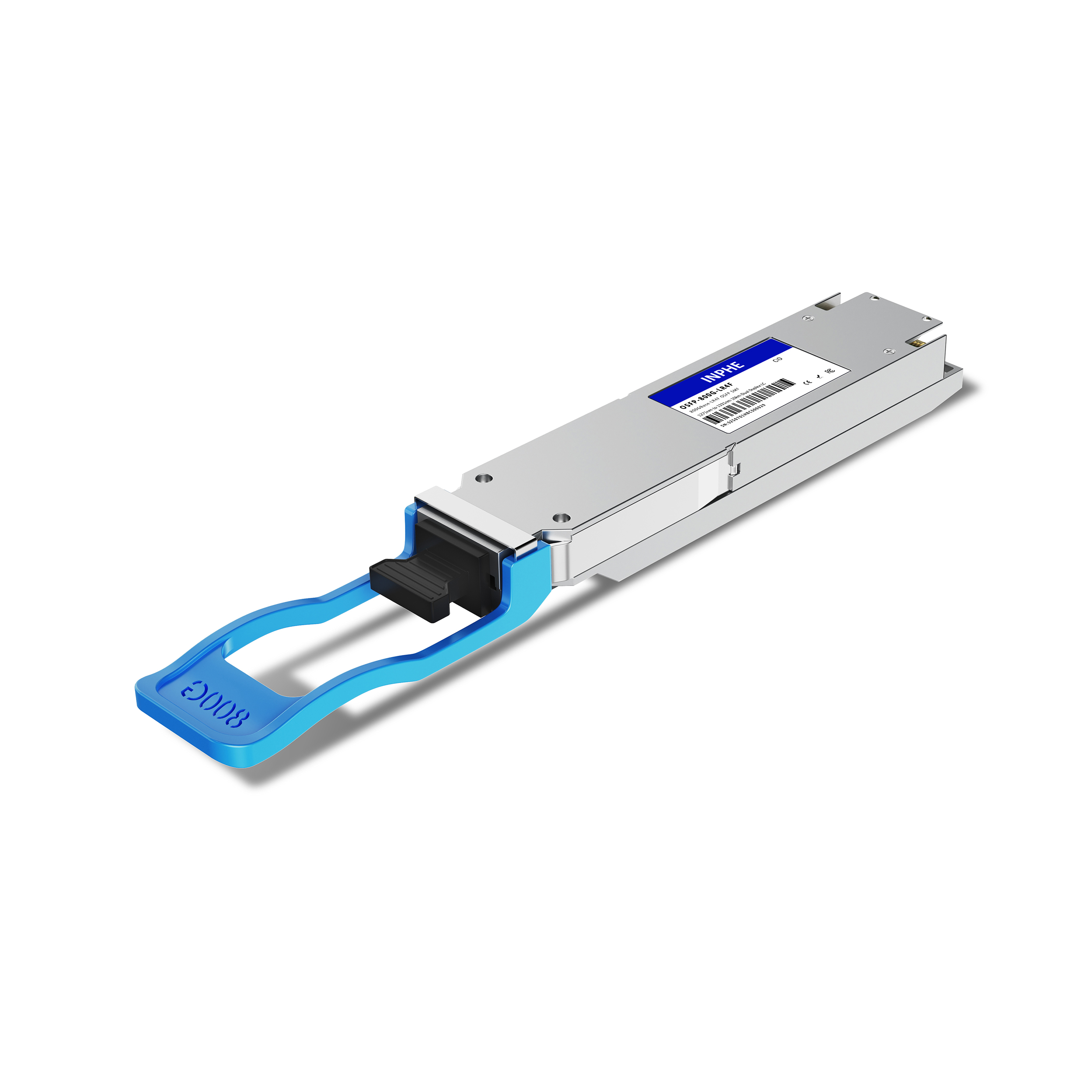 Cisco Compatible OSFP 800GBASE LR4 1271/1291/1311/1331nm 2km SMF Duplex LC With Dual CDR DDM/DOM Optics Transceiver, Finned Top
