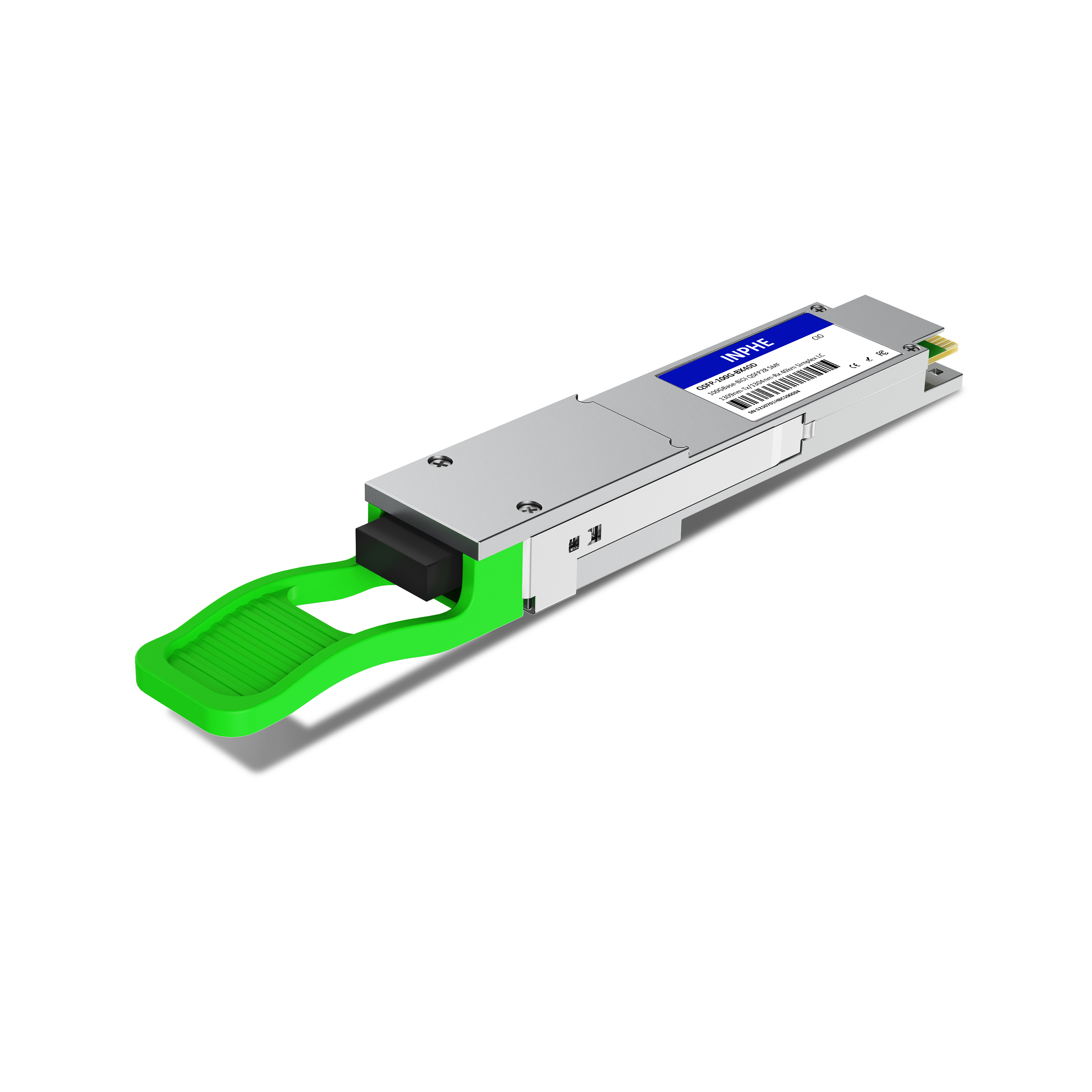 Juniper 740-173677 QSFP-100G-ERBD-D Compatible QSFP28 100G BiDi 1309.14nm-Tx/1304.58nm-Rx 40km SMF Simplex LC With Dual CDR DDM/DOM Optics Transceiver