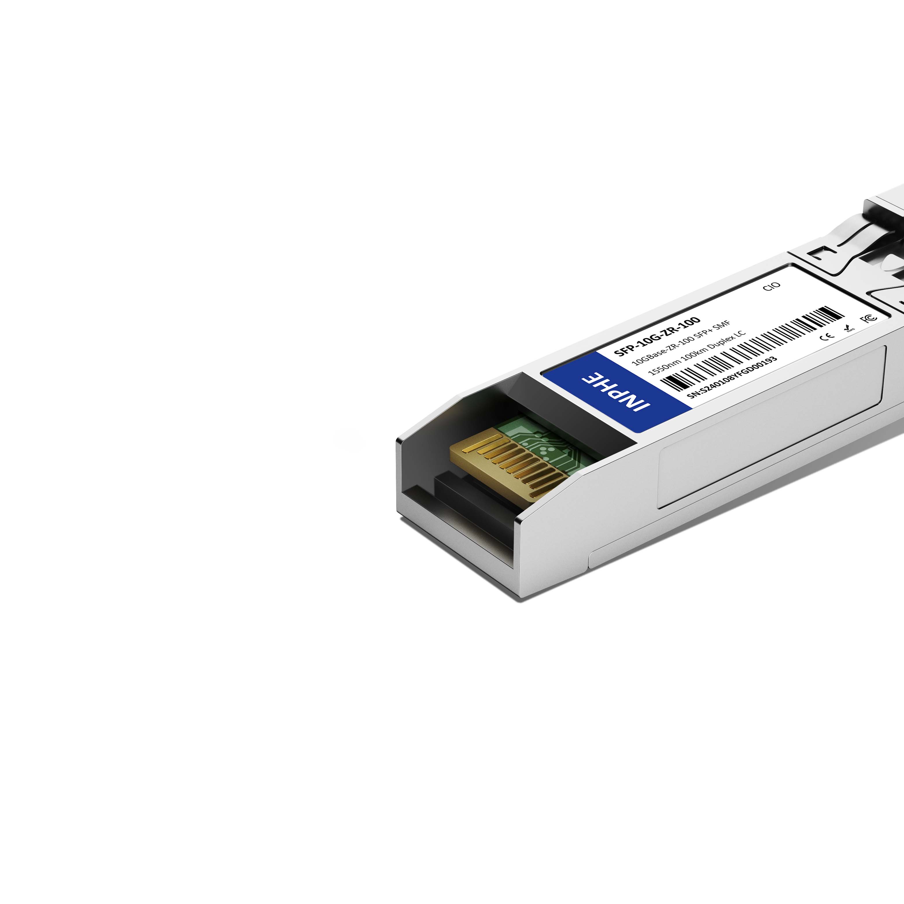 Cisco SFP-10G-ZR-S Compatible SFP+ 10G ZR 1550nm 100km SMF Duplex LC DDM/DOM Optics Transceiver