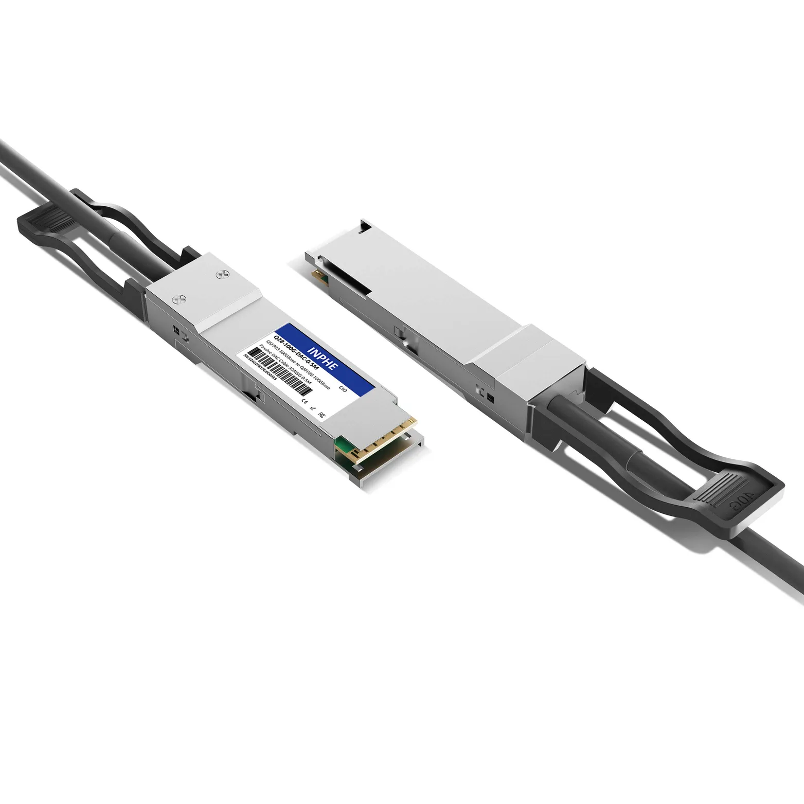 0.5m 2ft Cisco QSFP-100G-CU0.5M Compatible QSFP28 100GBASE to QSFP28 100GBASE Passive Direct Attach Copper Twinax Cable 30AWG