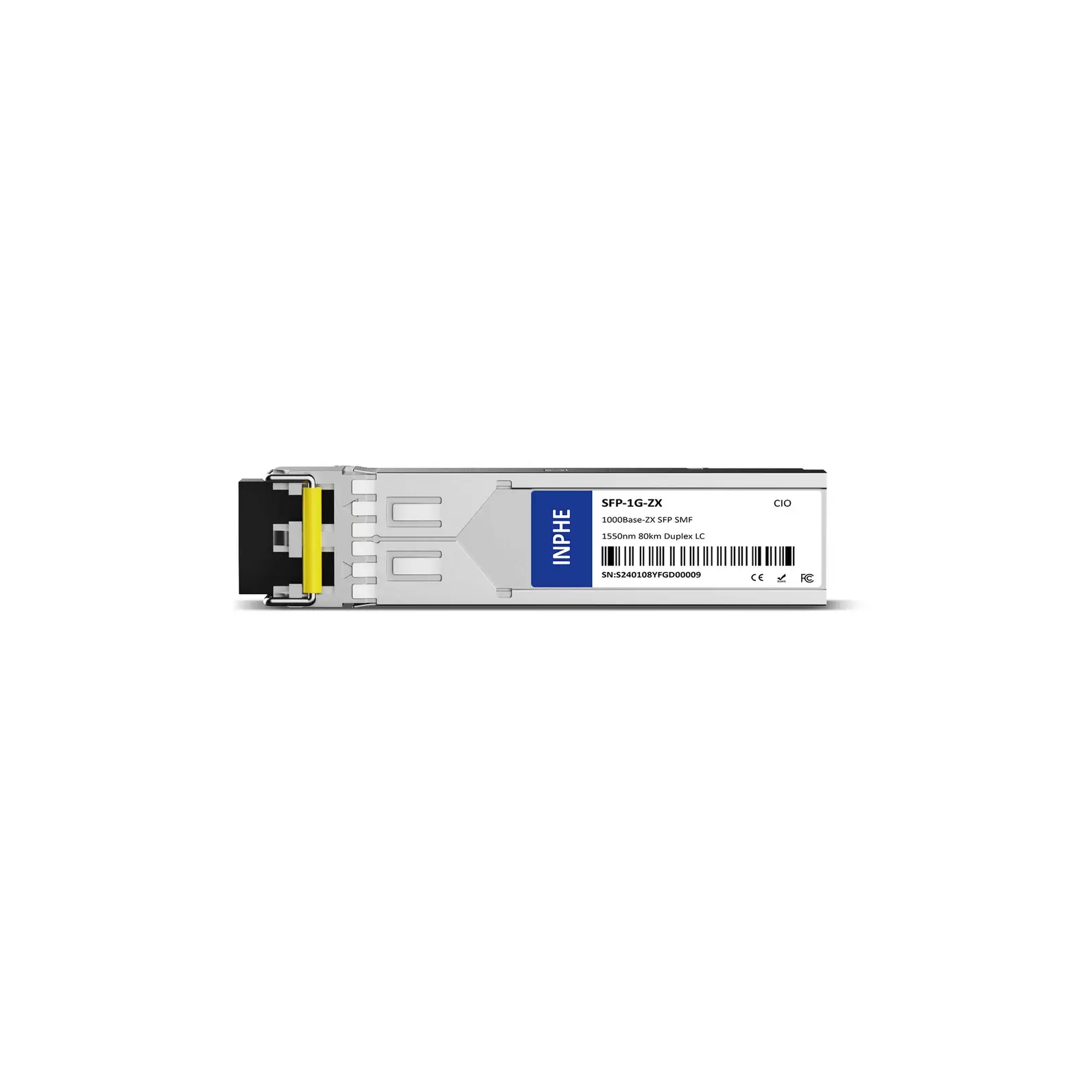 Aruba Networks(ex. HP Network) J4860B Compatible SFP 1.25GBASE ZX 1550nm 80km SMF Duplex LC DDM/DOM Optics Transceiver