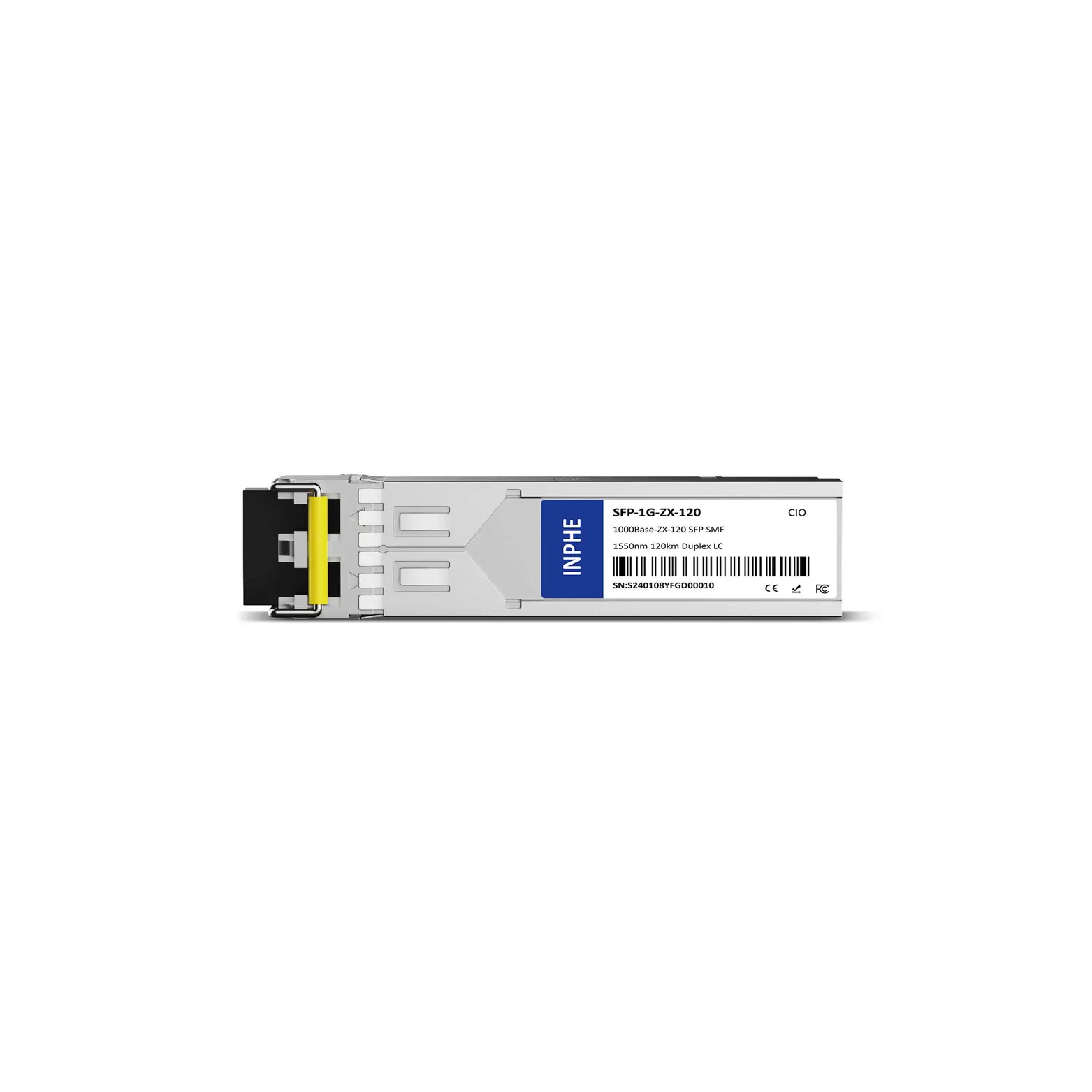 Extreme (ex. Enterasys) MGBIC-LC07 Compatible SFP 1.25GBASE ZX 1550nm 120km SMF Duplex LC DDM/DOM Optics Transceiver