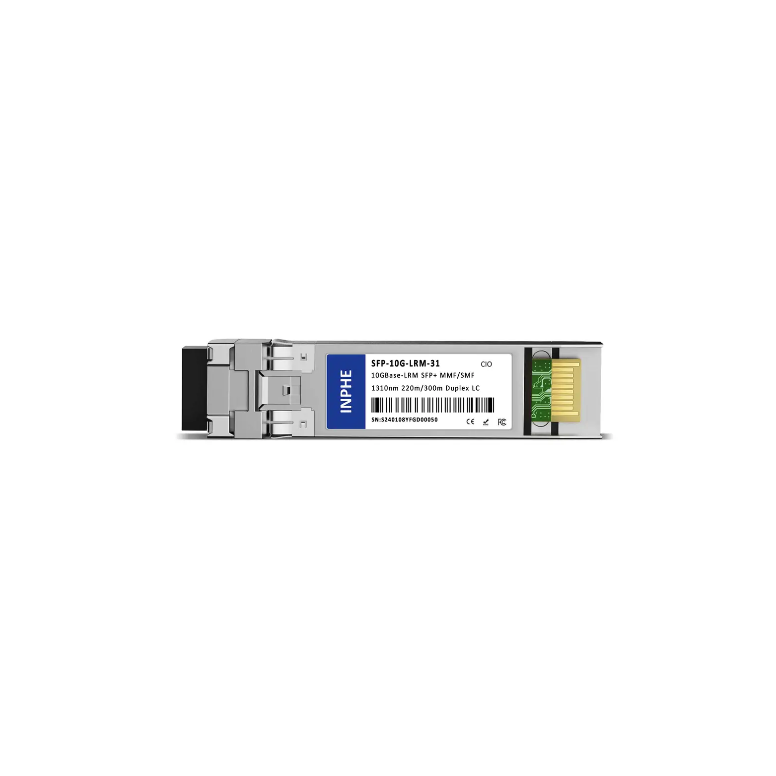 Juniper 740-021310 SRX-SFP-10GE-LRM Compatible SFP+ 10G LRM 1310nm 220m MMF Duplex LC DDM/DOM Optics Transceiver