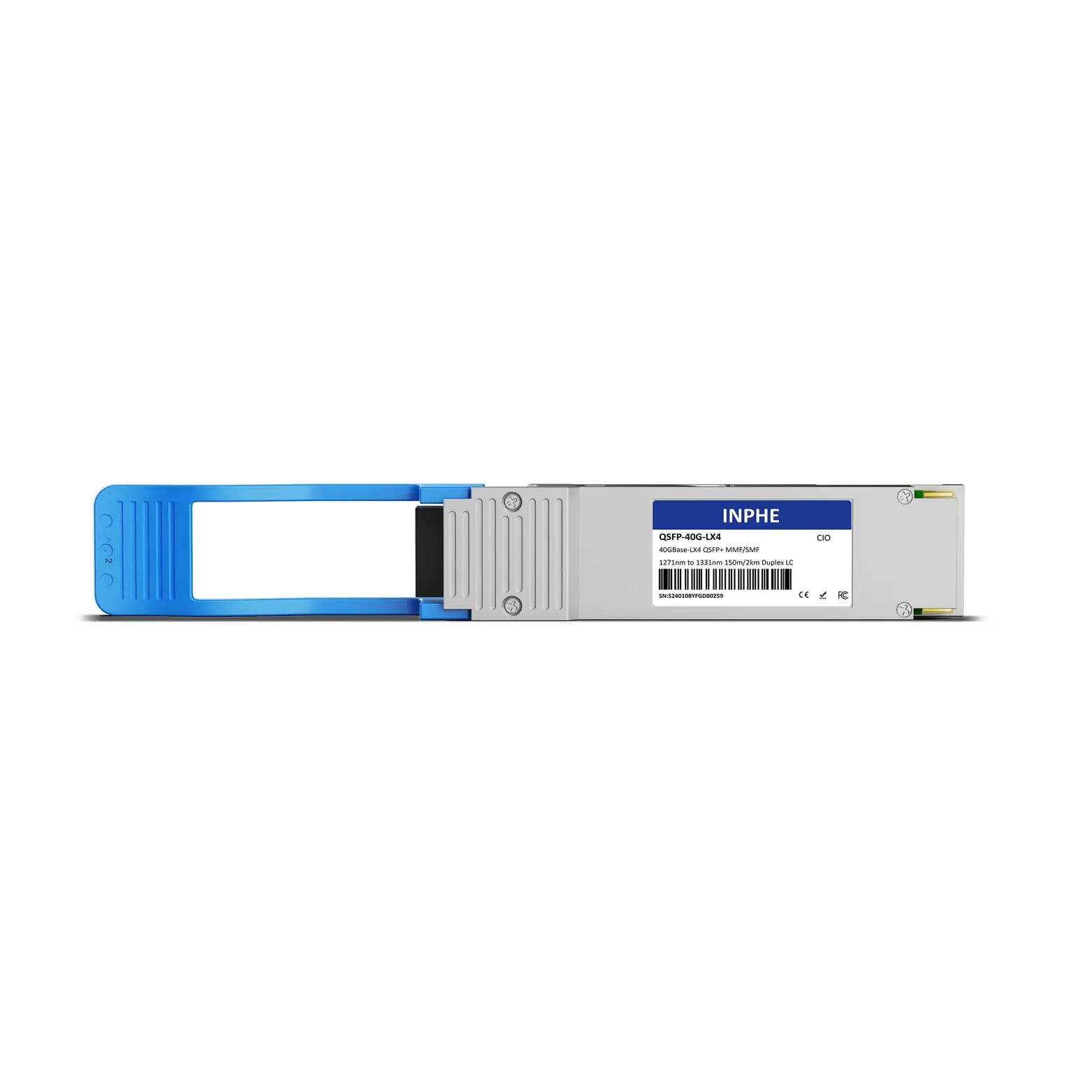 Cisco QSFP-40G-LX4 Compatible QSFP+ 40G LX4 1271nm to 1331nm 150m/2km SMF/MMF Duplex LC DDM/DOM Optics Transceiver