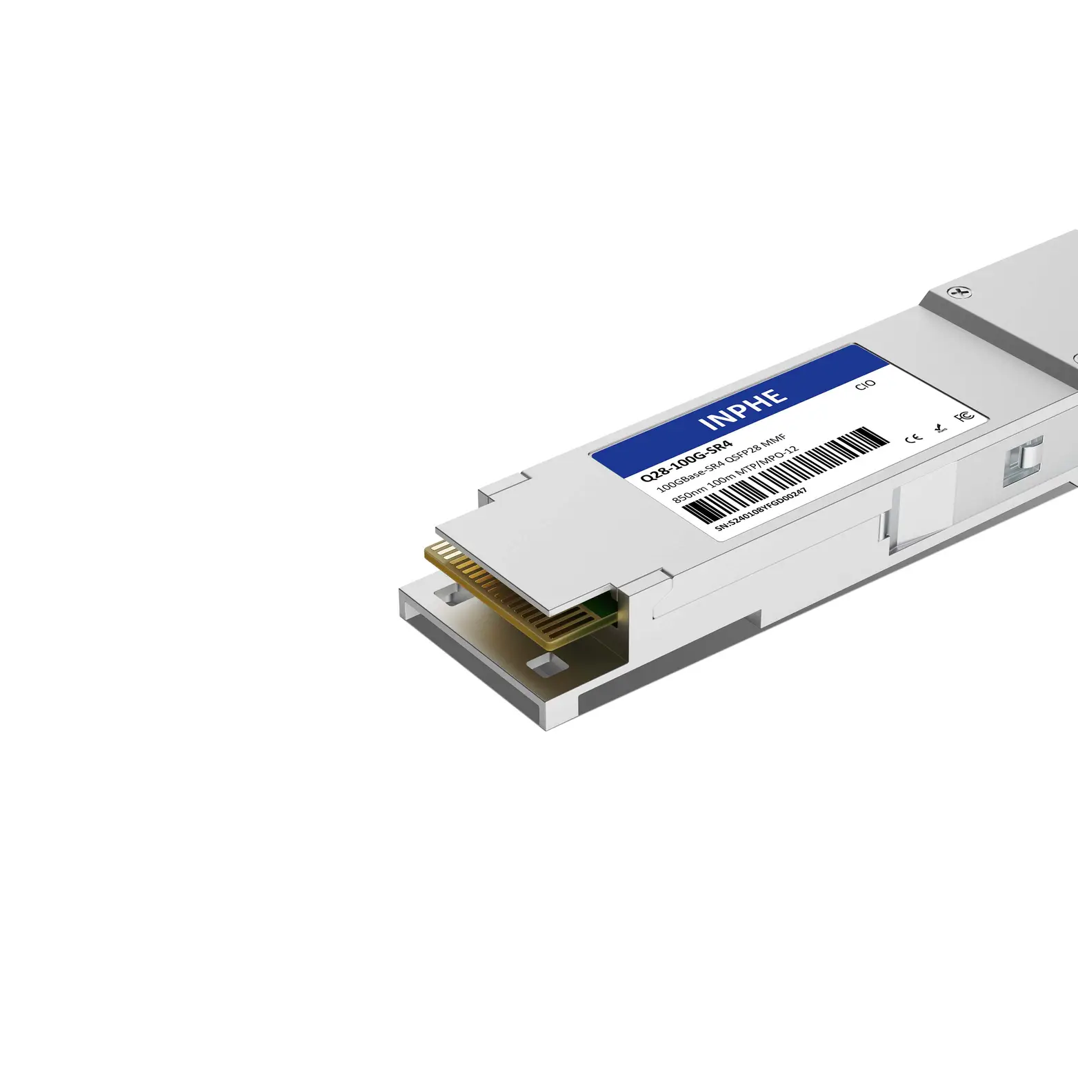 Cisco QSFP-100G-SR4-S Compatible QSFP28 100GBASE SR4 850nm 100m MMF MPO/MTP-12 DDM/DOM Optics Transceiver, Support 4x25G SR