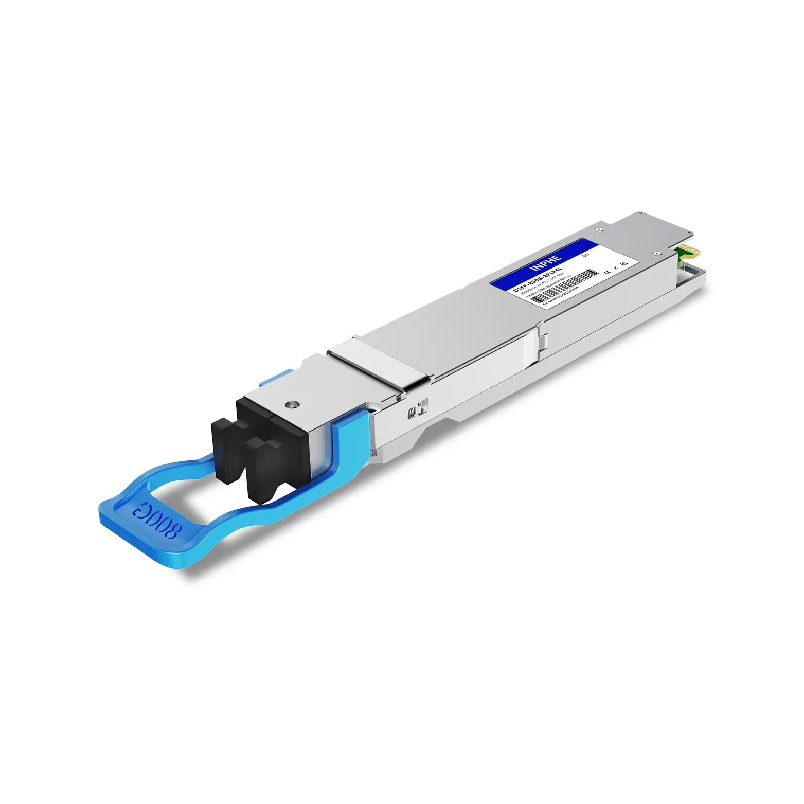Cisco Compatible OSFP 800GBASE 2xPLR4 1310nm 10km SMF Dual MPO/MTP-12 DDM/DOM Optics Transceiver, Support 2x400G PLR4, Flat Top