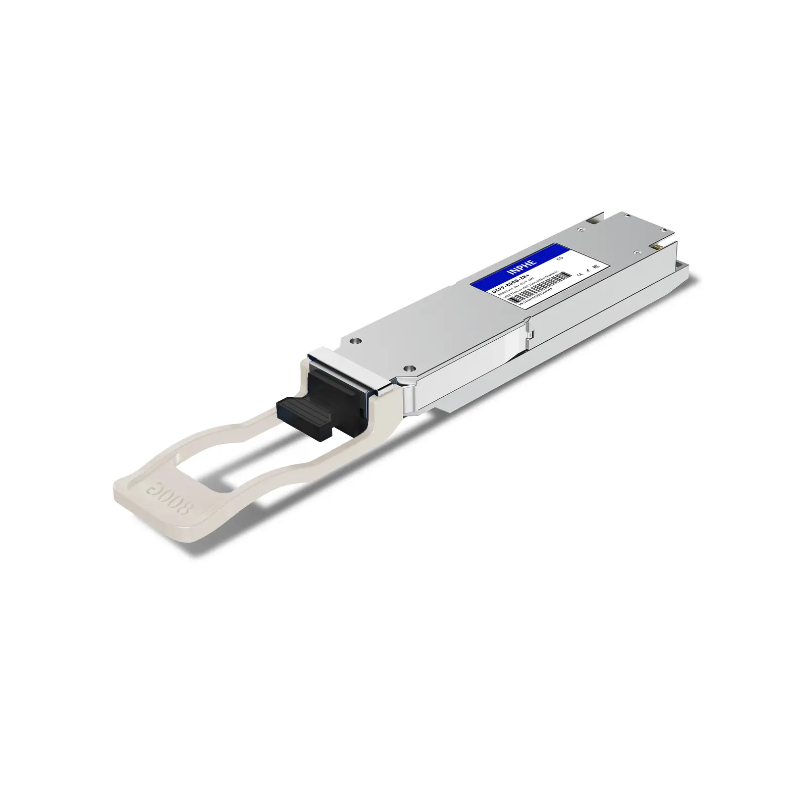 Cisco DP08SFP8-ZRB-A1 Compatible OSFP 800GBASE ZR+ Coherent (DCO) DWDM Tunable CH13-CH61 450km SMF Duplex LC DDM/DOM Optics Transceiver, Closed Finned Top